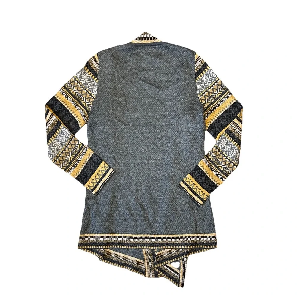Icelandic Design Wool Blend Cardigan Open Front‎ Sz Small - Picture 3 of 6